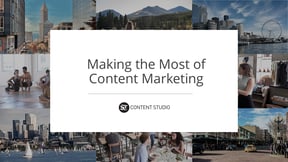 Making the Most of Content Marketing Image